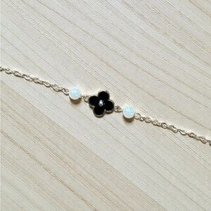 Elegant Black and White Necklace